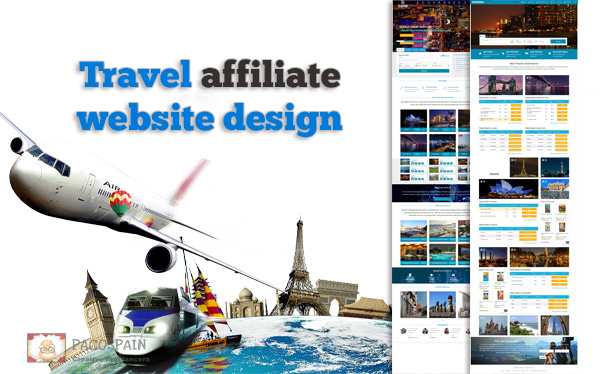 Travel affiliate website automated - EARN TODAY