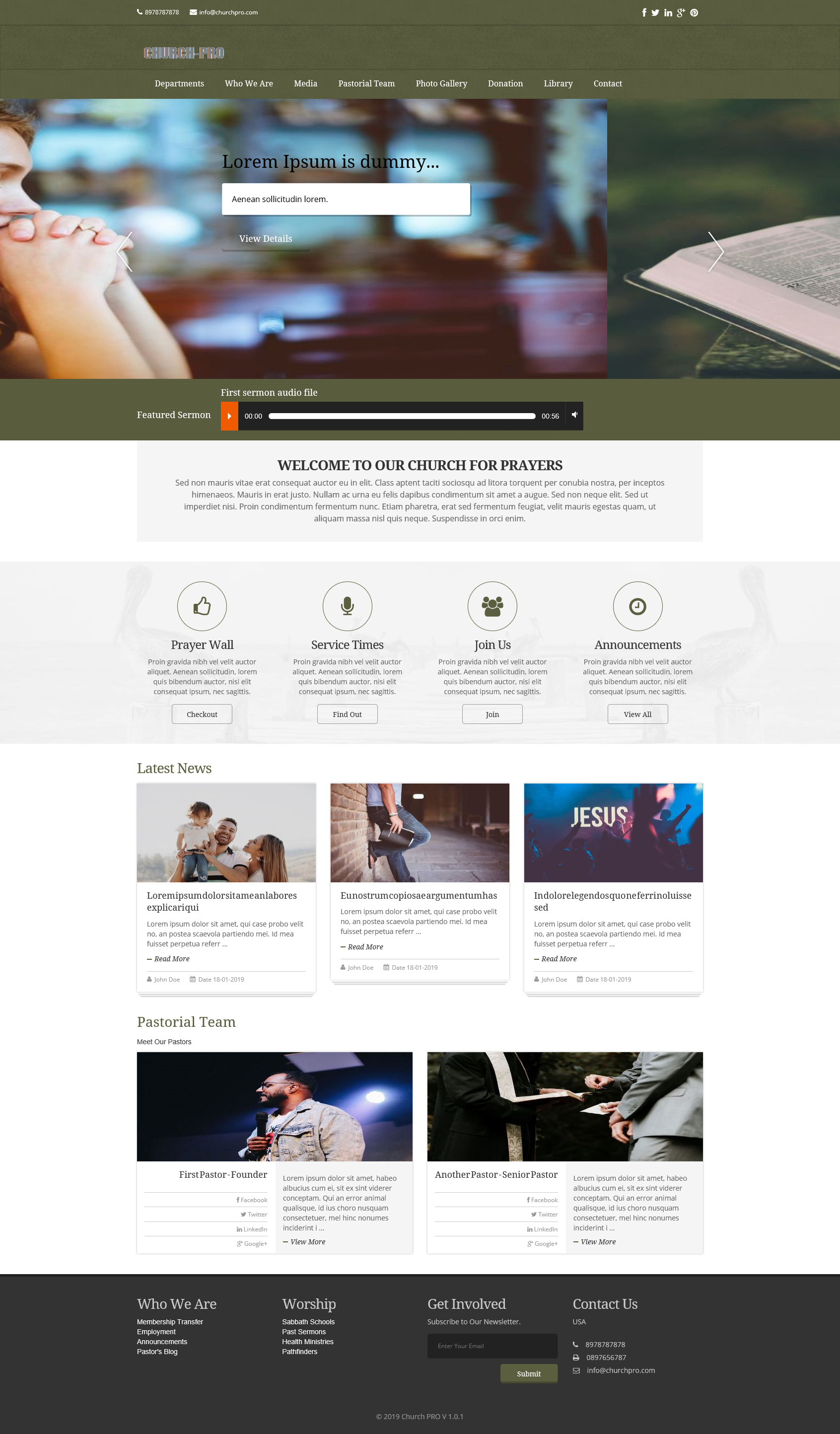 Church and Nonprofit Organization Template