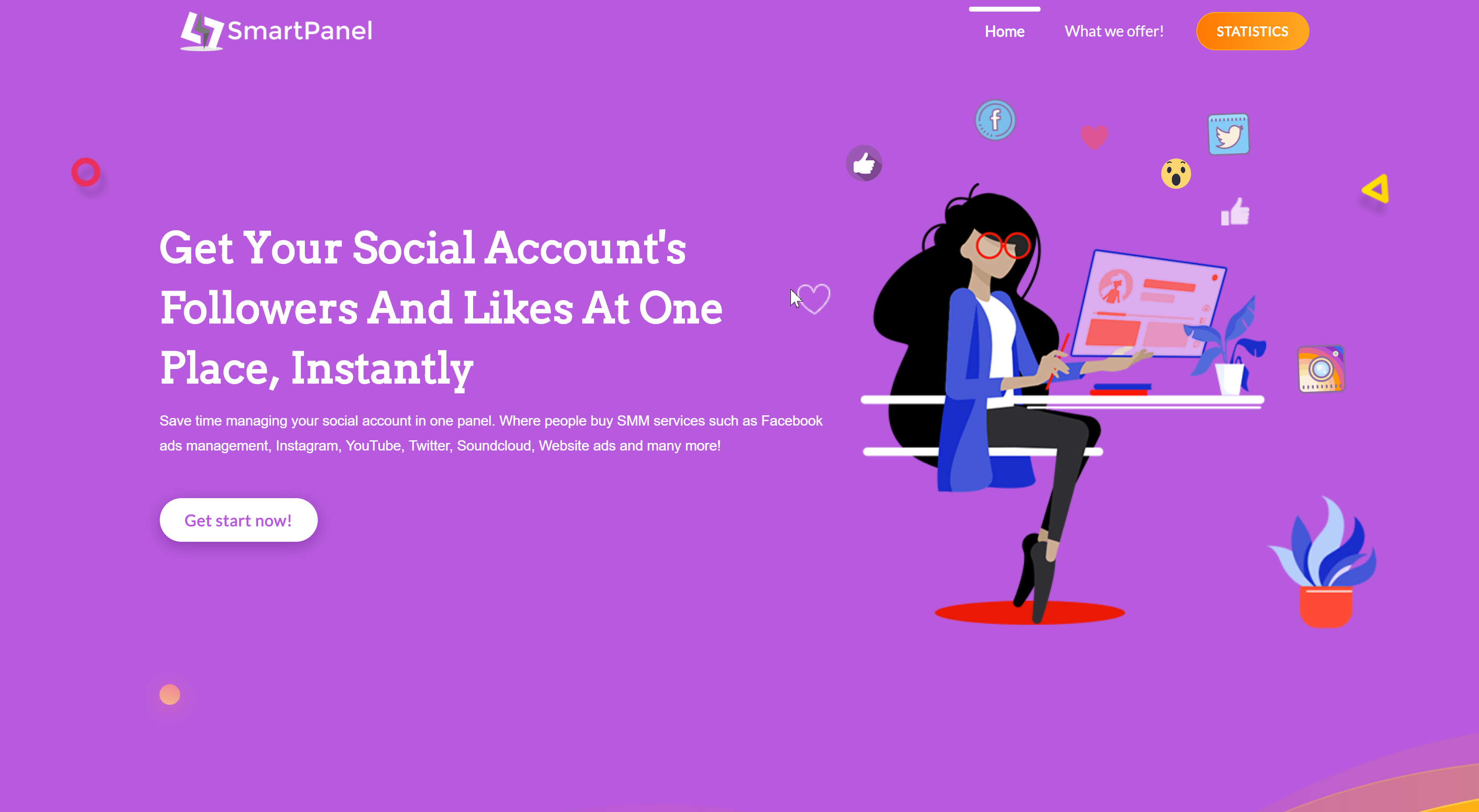 I will create SMM website for resell followers and ot...