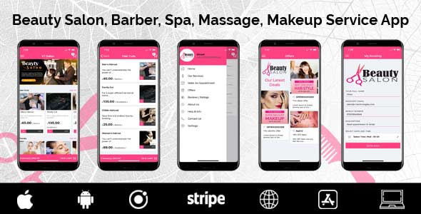 Beauty Salon Parlour Spa Barber Hairdresser Massage M...