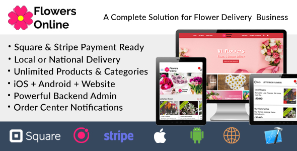 Online Flowers Selling Florists Floristry Bouquet Ord...