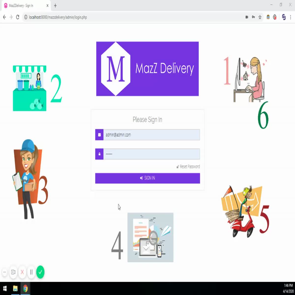 Delivery Management Web Application