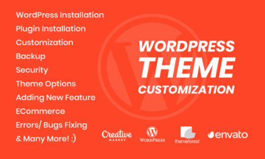I will Provide Customize Wordpress Theme and fix erro...