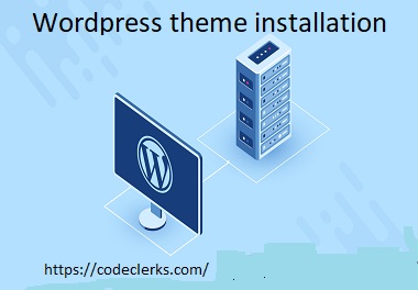 I will do themeforest wordpress theme installation an...