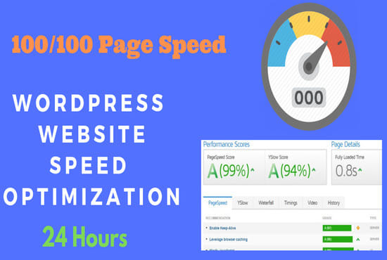 wordpress speed optimization and speed up in 24 hours