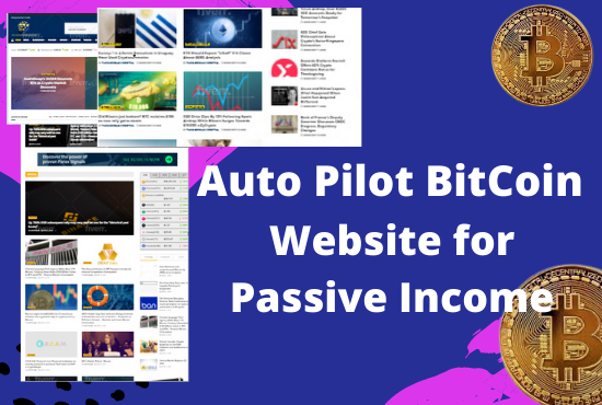 I will create fully autopilot crypto bitcoin news web...