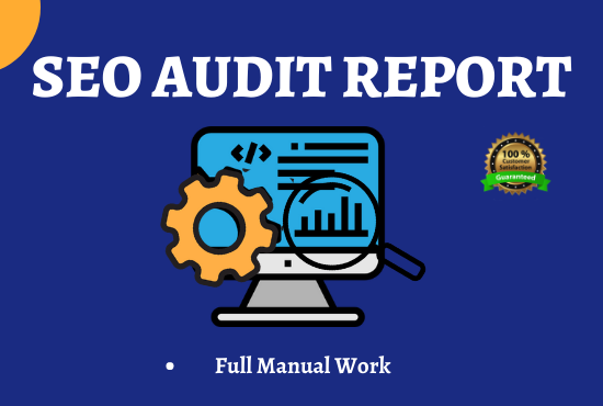 Fully Manual SEO Audit for Your Website