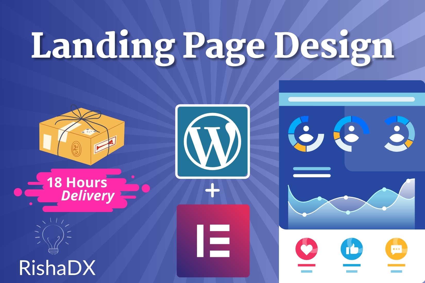 I will develop amazing wordpress landing page square ...