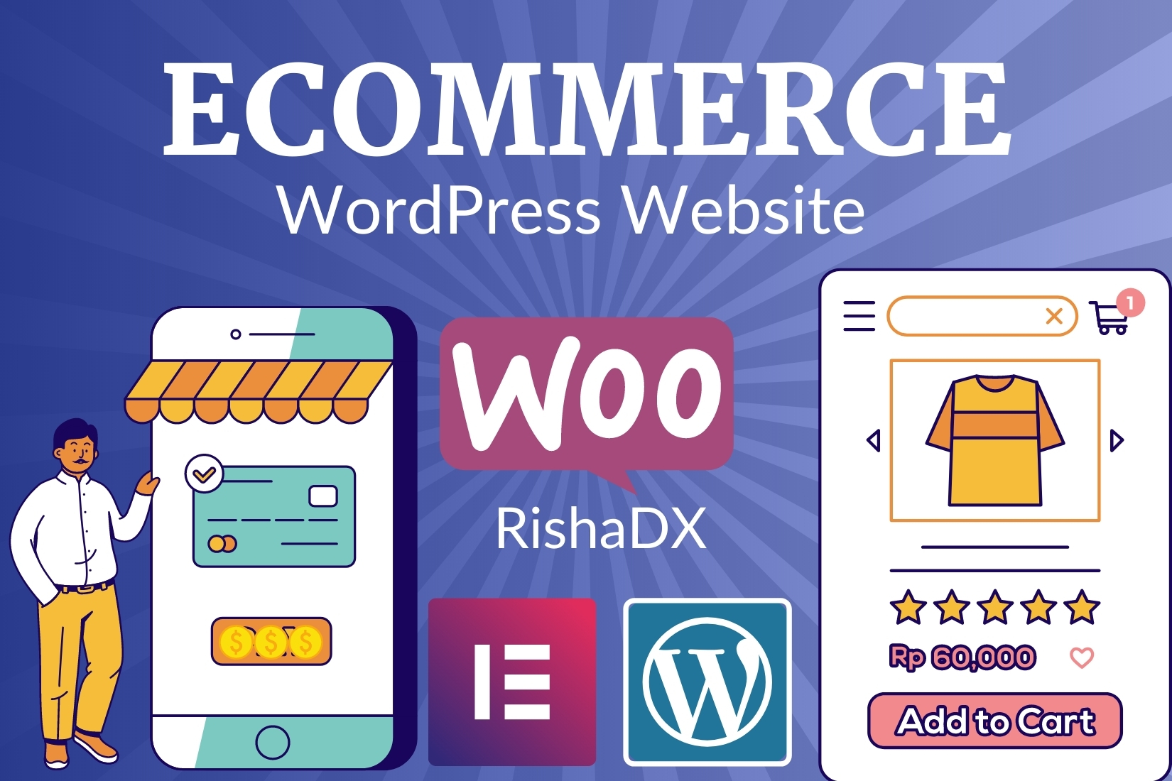 I will build wordpress ecommerce website online store...