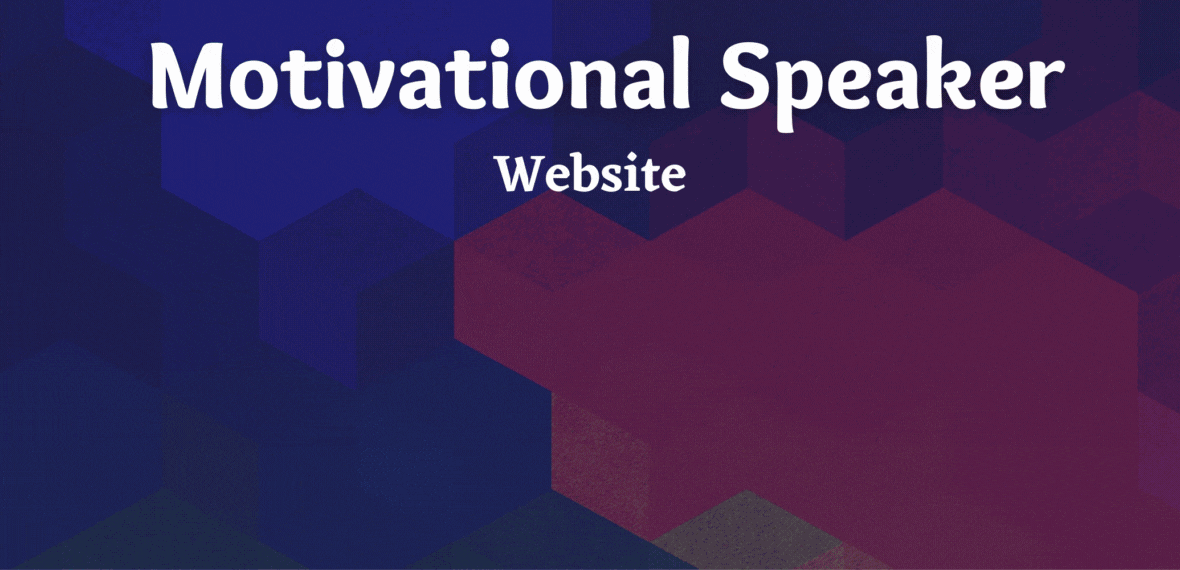 I will develop a public, motivational speaker websit...