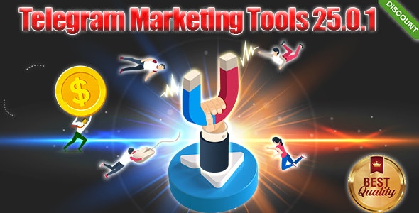 Telegram Marketing Tools-Scraper/Extract/Add/Search/U...