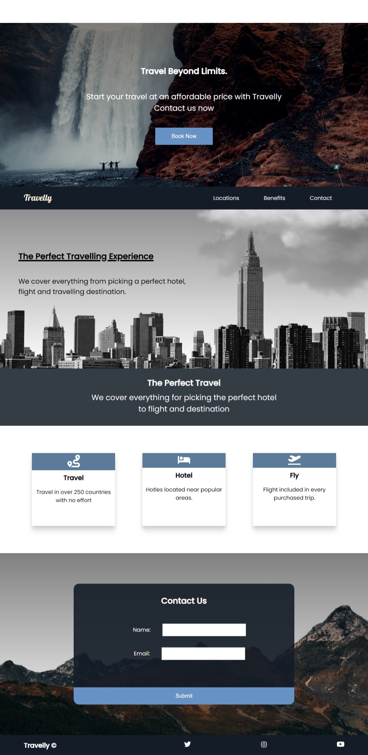 Best static Website with a great UI and Mobile respon...