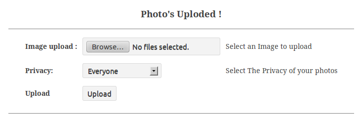 PHP PHOTO ALBUM