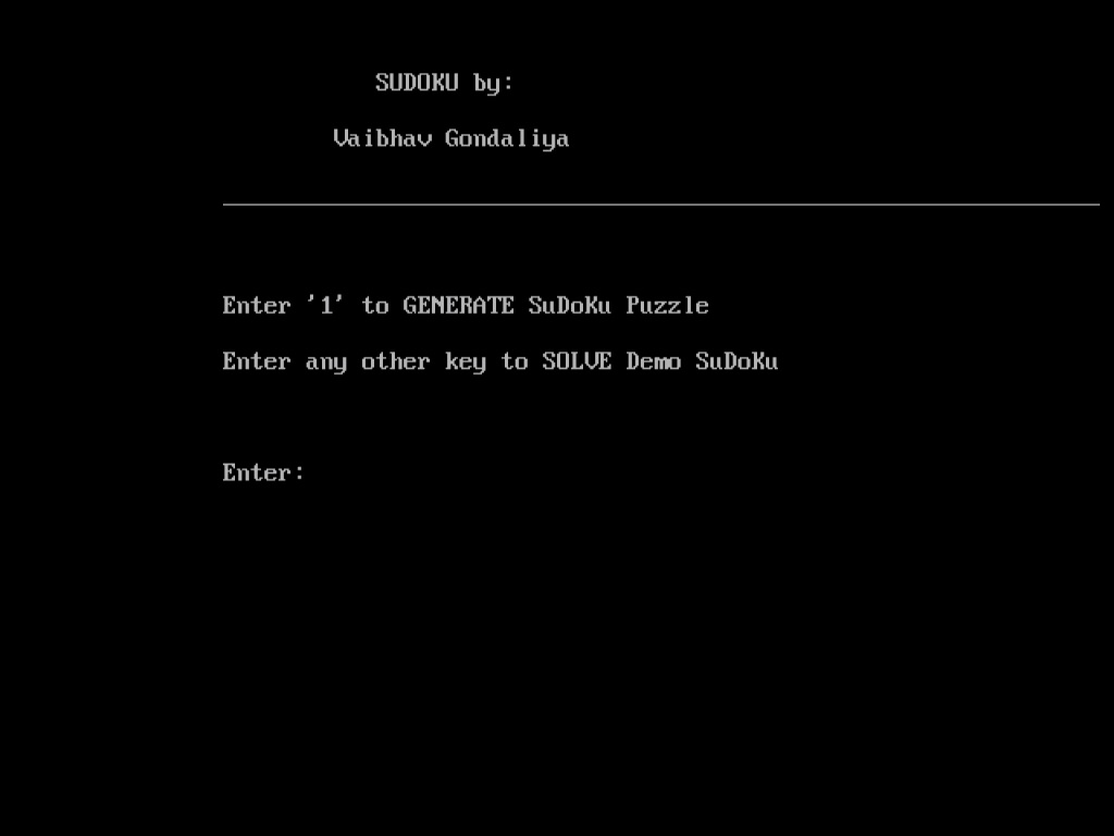 Sudoku -The Game in C language