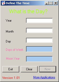 Define The Time