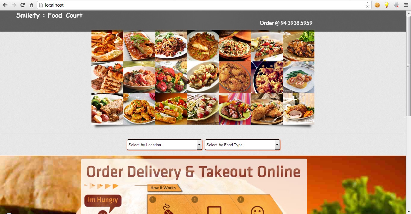 Food Shop Website