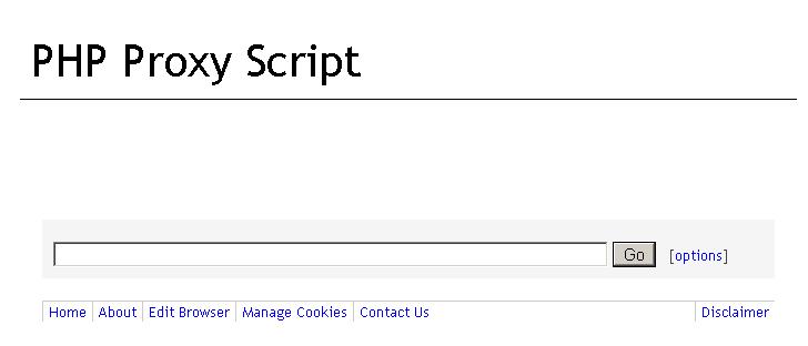 PHP Proxy Script
