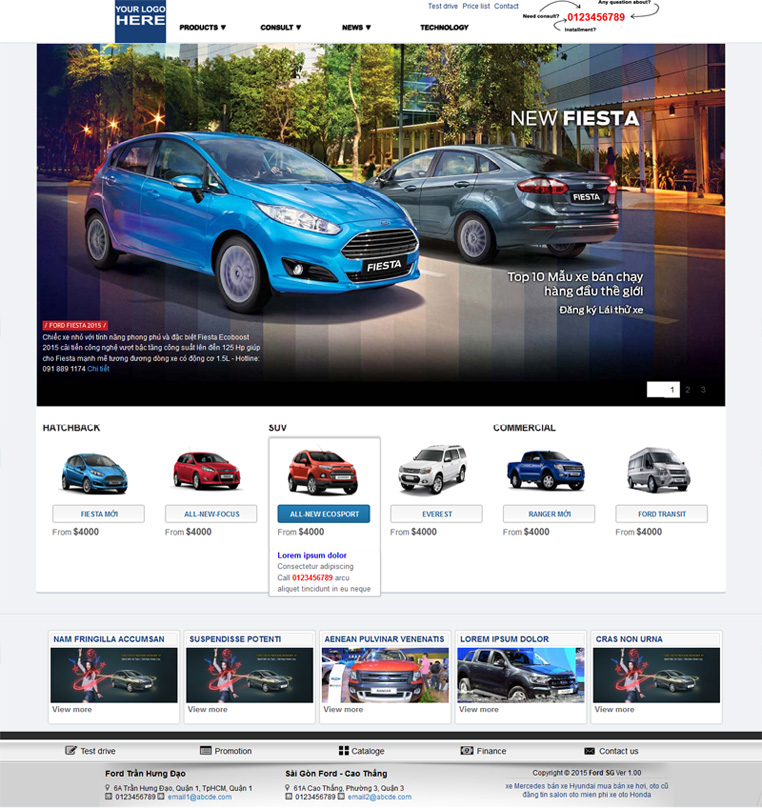 Automotive Car Dealer PHP script - light and fast