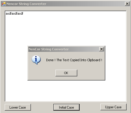 Nencor String Converter