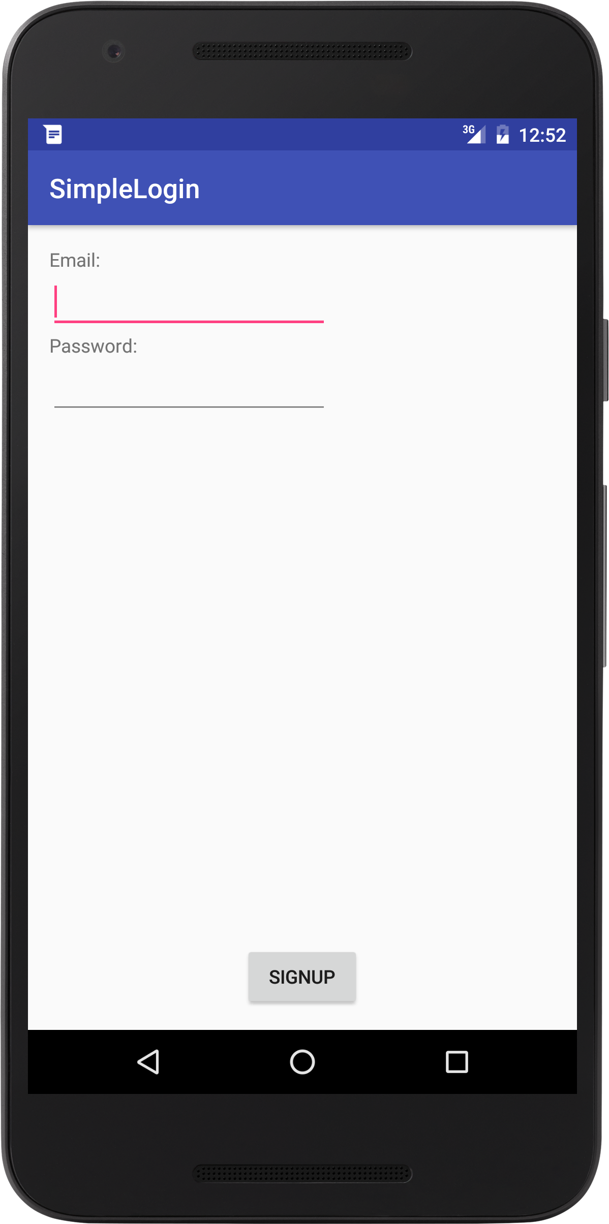 Android Login System