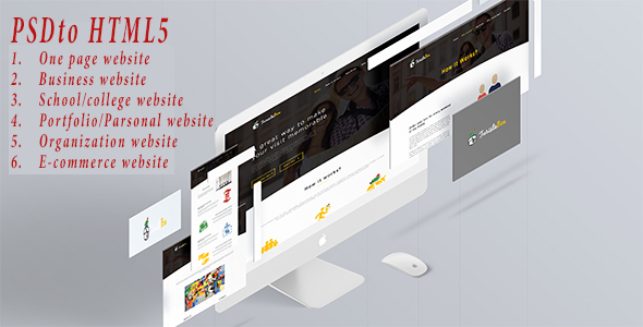 PSD to HTML5 convert