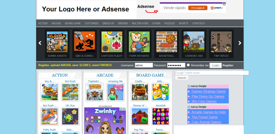 Create Fully Functional Automated Online Gaming Website
