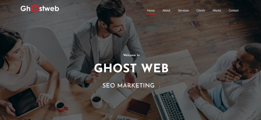 Blogger Template One Page Freelancer