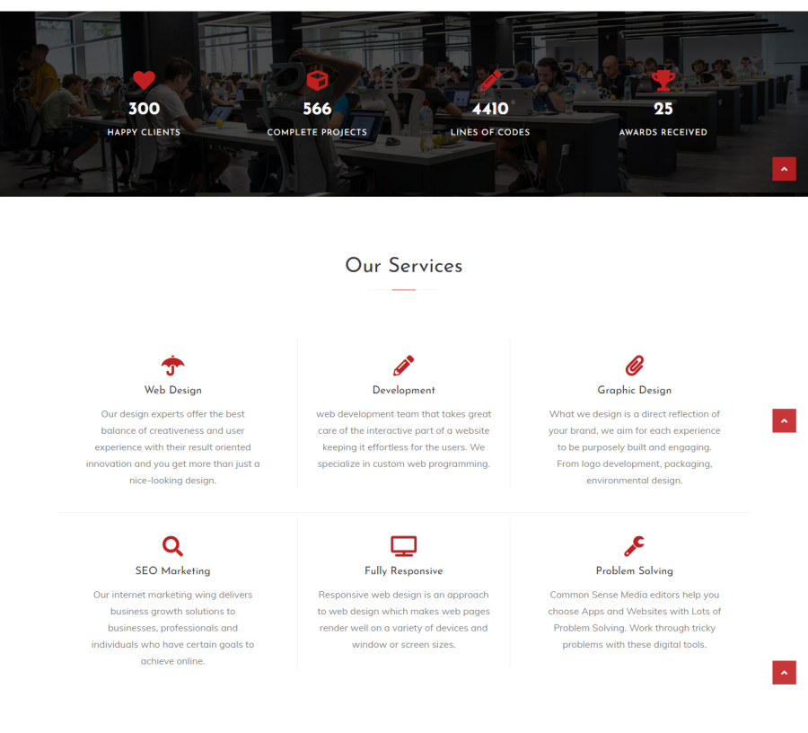 Blogger Template One Page Freelancer