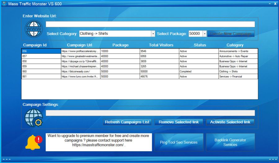 Mass Traffic Monster Unlimited Traffic, Solutions For Internet marketers