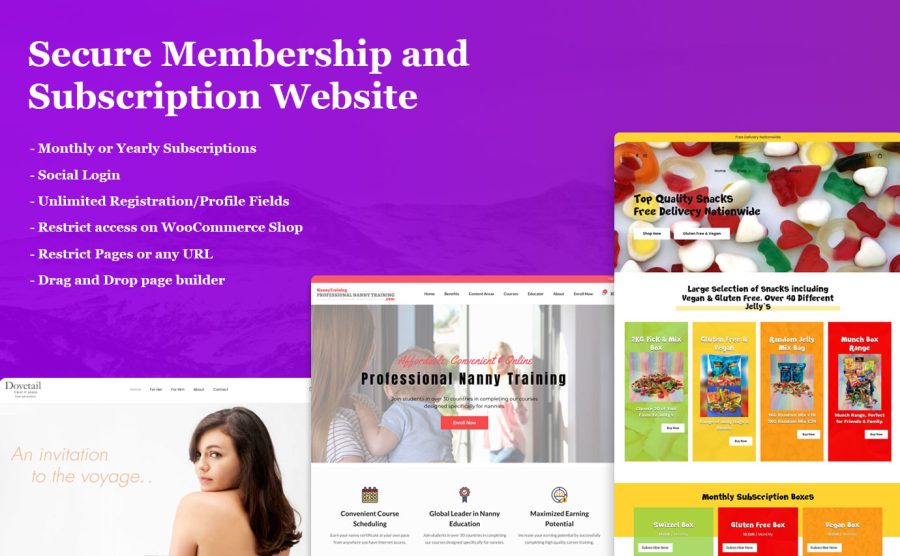 I will create a WordPress membership or elearning website