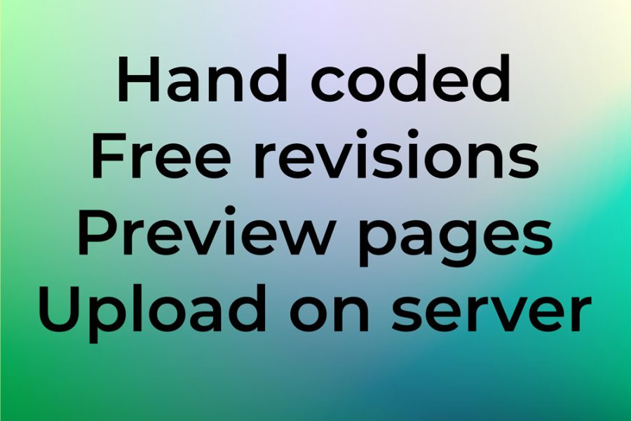 I will convert Adobe XD into HTML web page