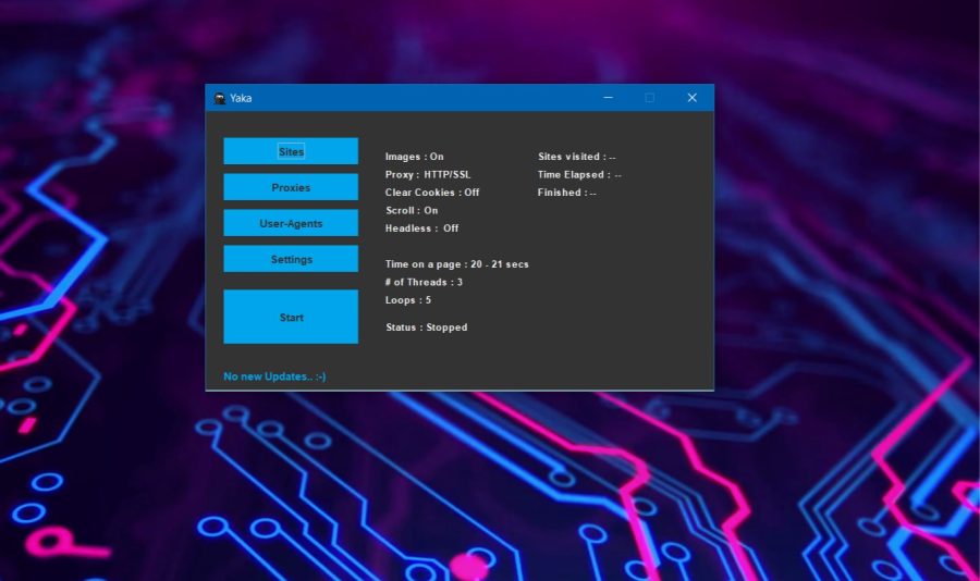 Yaka v1.2 - Traffic Bot (unlimited Web Traffic and views)