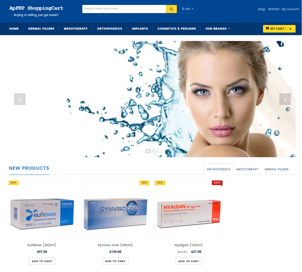 PHP eCommerce Shopping Cart Script