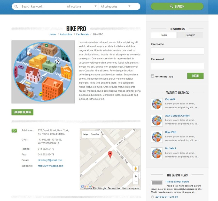 uBusinessDirectory - Business Directory PHP Script 