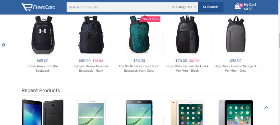 ecommerce website online store