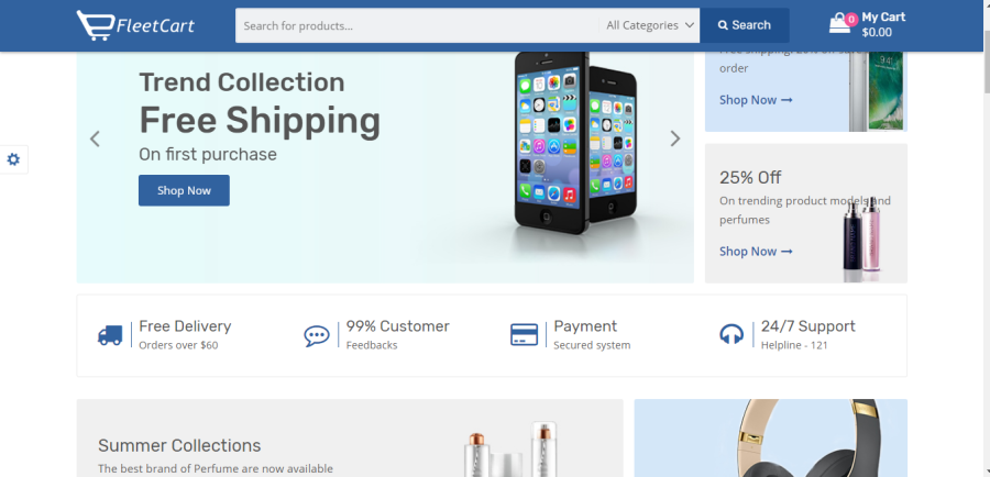 ecommerce website online store