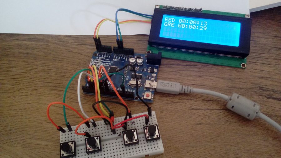 Airsoft / Paintball Button DOMINATOR - Arduino + LCD