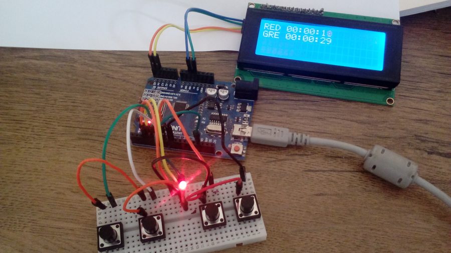 Airsoft / Paintball Button DOMINATOR - Arduino + LCD