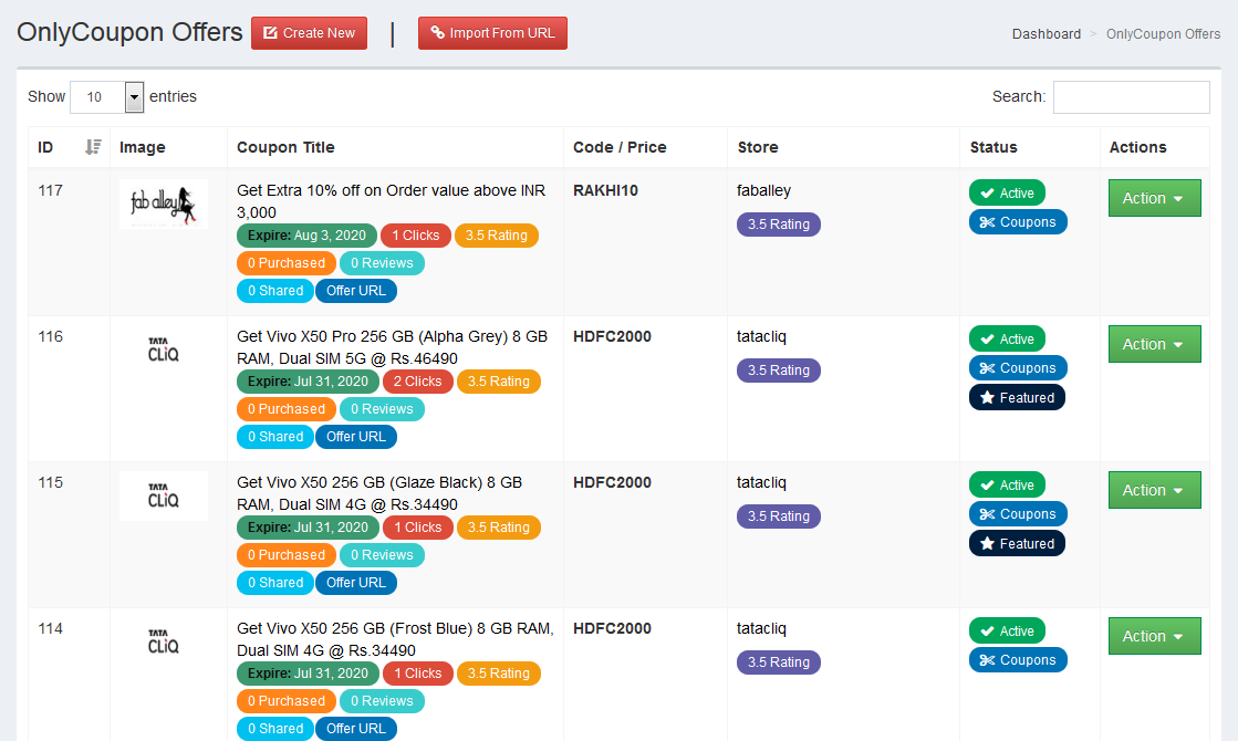 Deals and Coupons PHP Script With a Strong Control Panel