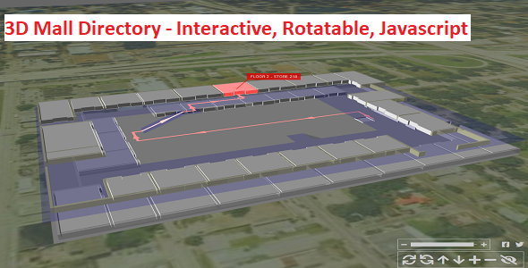 3D Mall/Airport/Cruiseship Directory 