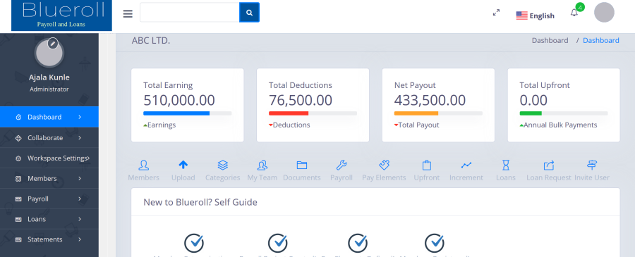 Blueroll Payroll and Loan Management System