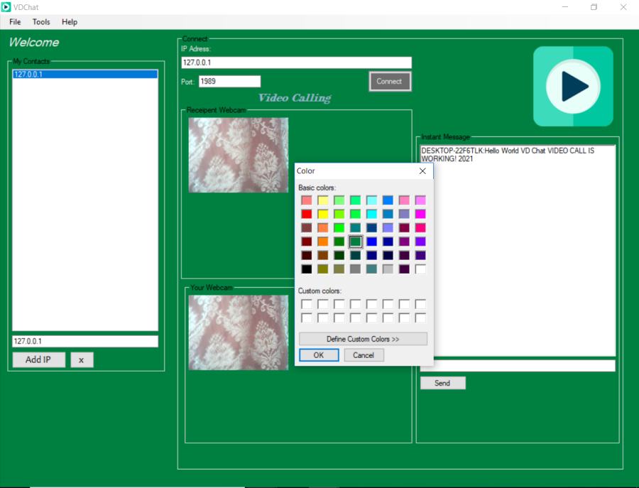 Give You MY IP Video Calling/Instant Chat Software Source Code