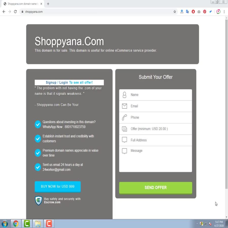provide you domain seller dynamic website in PHP script