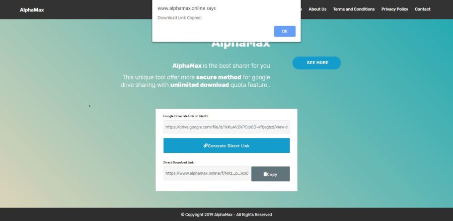 AlphaMax is the best sharer for you