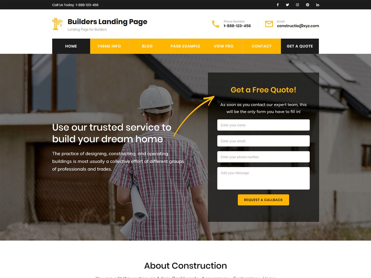 I will create a wordpress landing page