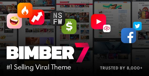 Install Premium Viral Theme Magazine theme Bimber on your wordpress