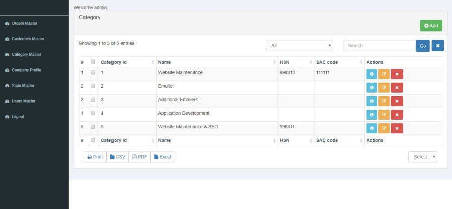 PHP scripts based software for "Indian Invoicing System"