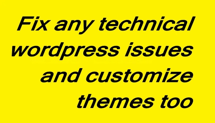 I Fix all Wordpress Website Issues Or Errors In 12h And Customize Themes Too