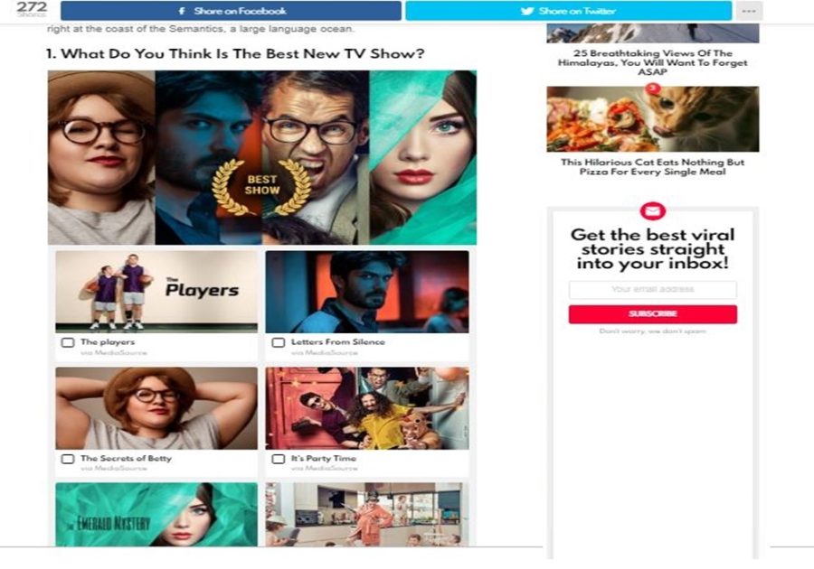 Best Viral Magazine WordPress Theme + quiz questions (poll)