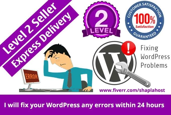 I Fix all Wordpress Website Issues Or Errors In 12h And Customize Themes Too